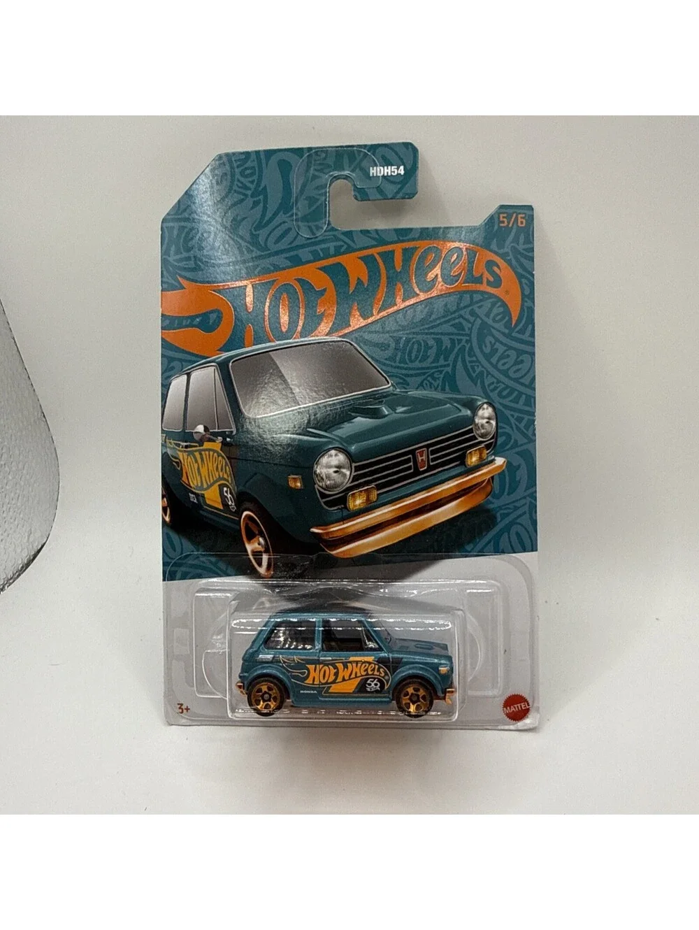 Hot Wheels Custom 70 Honda N600 Pearl and Chrome HDH54-957 E 1/64 T1